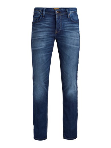 Jack & Jones Blue Denim 5-pocket ultra-stretch denim