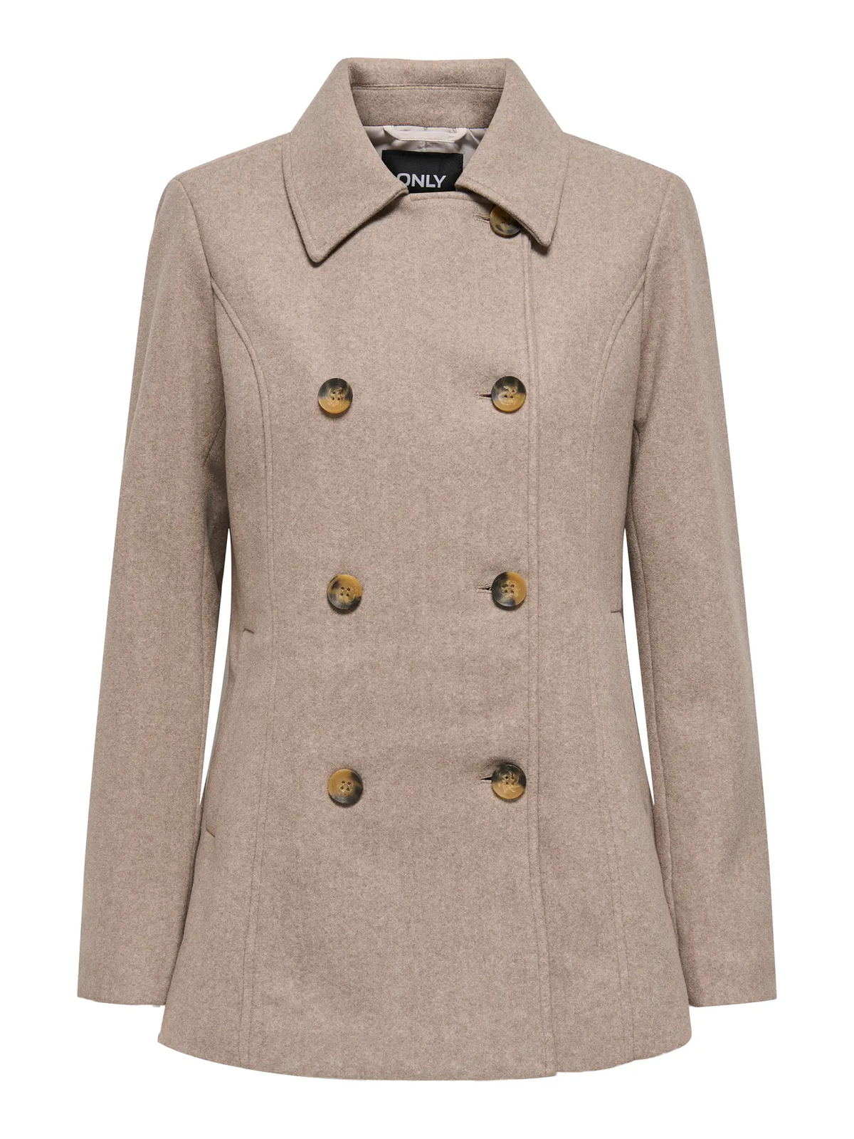 Abrigo 2/4 cruzado Only Walnut 4XL