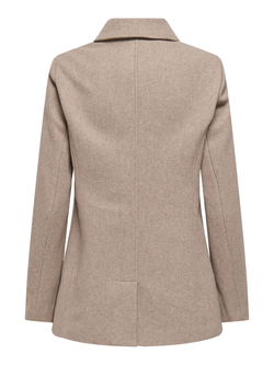 Abrigo 2/4 cruzado Only Walnut