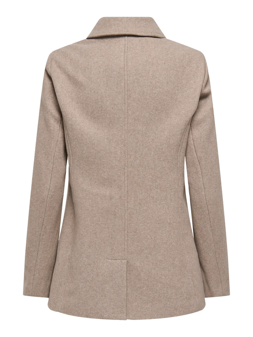 Abrigo 2/4 cruzado Only Walnut