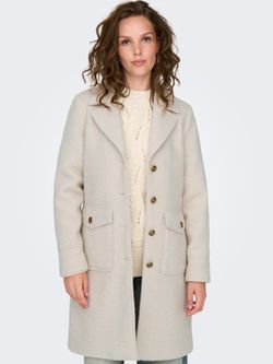 Abrigo 3/4 con botones bicolor Only Moonbean