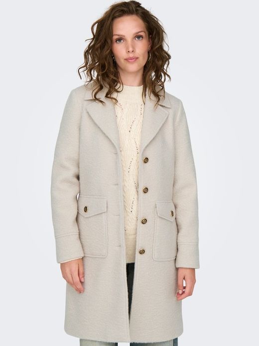 Abrigo 3/4 con botones bicolor Only Moonbean