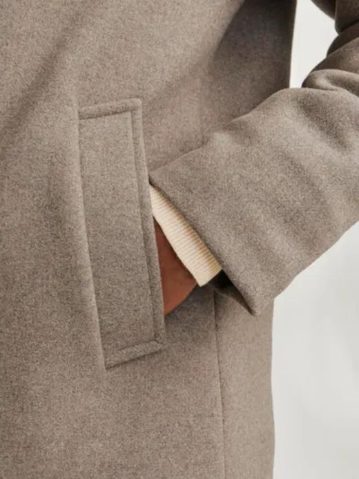 Abrigo 3/4 con chaleco interior Jack & Jones Sand