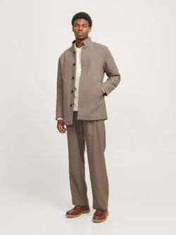 Abrigo 3/4 con chaleco interior Jack & Jones Sand