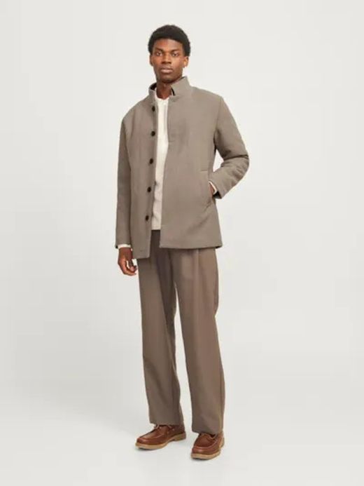Abrigo 3/4 con chaleco interior Jack & Jones Sand