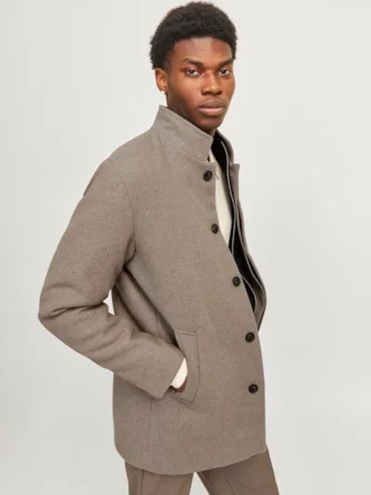 Abrigo 3/4 con chaleco interior Jack & Jones Sand