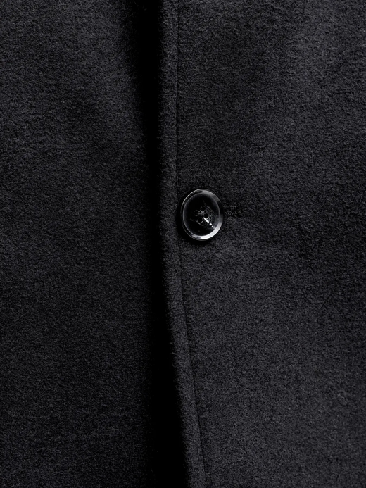 Abrigo 3/4 con detalle chaleco alcochado Jack & Jones Black