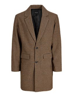 Abrigo 3/4 con estampado pata de gallo Jack & Jones Crockery