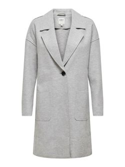 Abrigo 3/4 fino con bolsillos Only Medium Grey