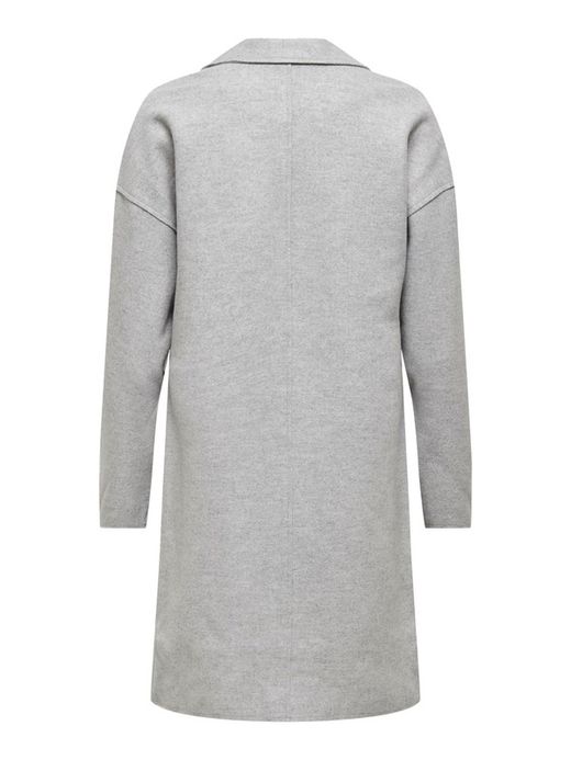 Abrigo 3/4 fino con bolsillos Only Medium Grey