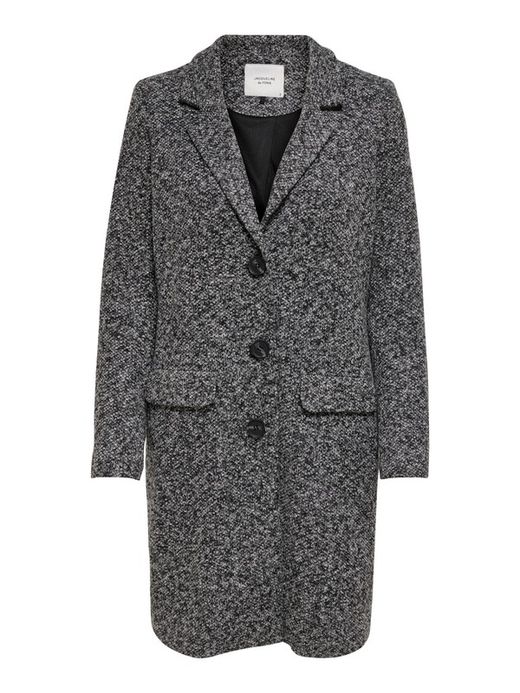 Abrigo 3/4 jaspeado Jdy Dark Grey Mela