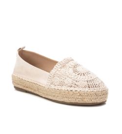 Alpargata plana con bordado Xti Hielo