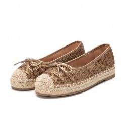 Alpargata plana metalizada Xti Bronce