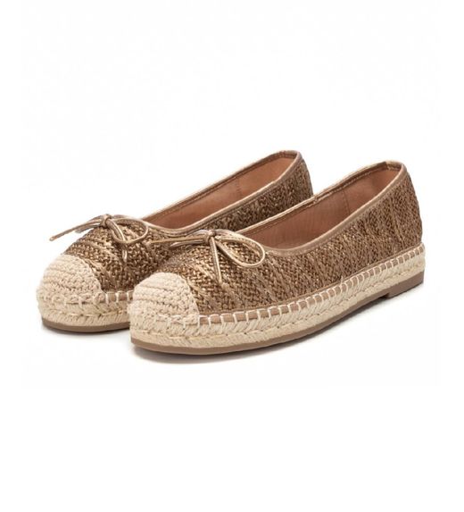 Alpargata plana metalizada Xti Bronce