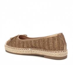 Alpargata plana metalizada Xti Bronce