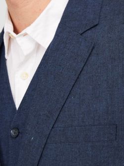 Americana 2 botones ajustada lino Jack & Jones Dark Navy