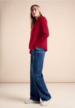 Americana 2 botones elástica Street One Red