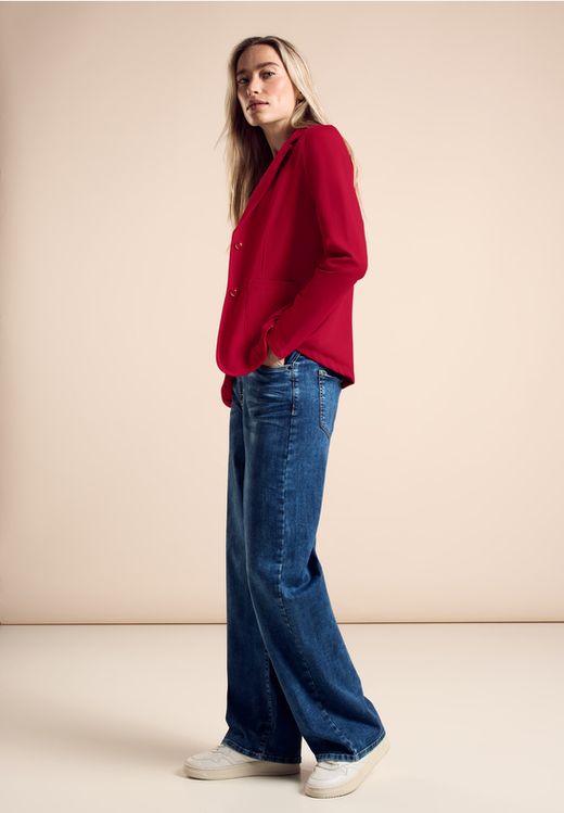 Americana 2 botones elástica Street One Red