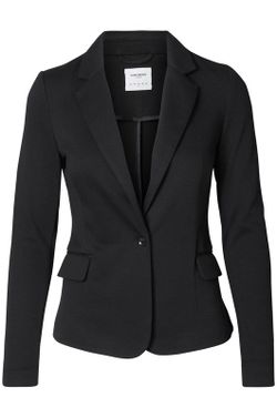Basic taillierter Plüschblazer Vero Moda Black