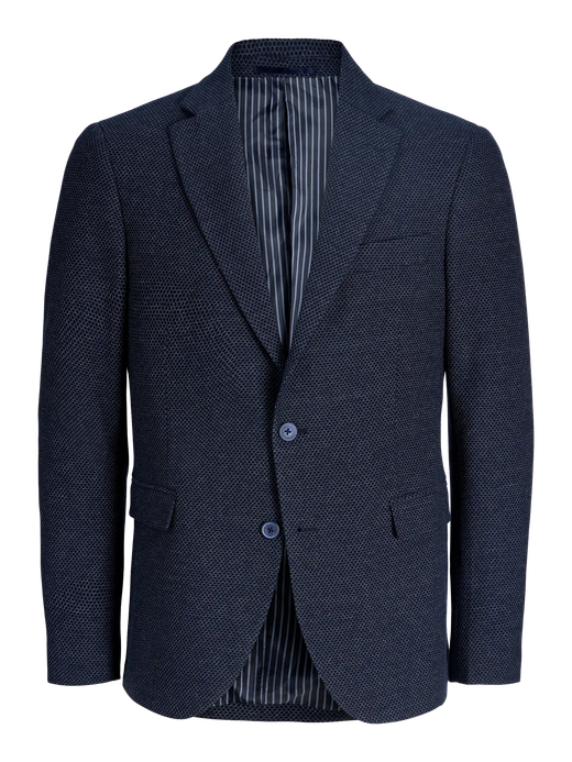 Americana de 2 botones con muestra pequeña Jack & Jones Dark Navy