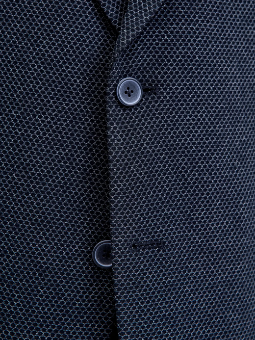 Americana de 2 botones con muestra pequeña Jack & Jones Dark Navy