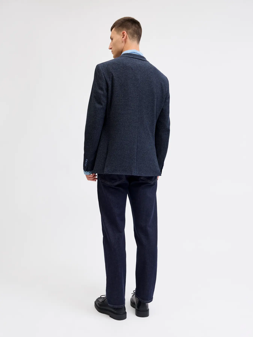 Americana de 2 botones con muestra pequeña Jack & Jones Dark Navy