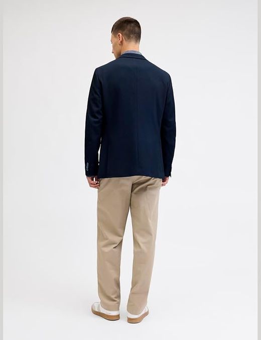 Americana de 2 botones con rombo relieve Jack & Jones Dark Navy