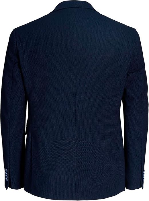 Americana de 2 botones con rombo relieve Jack & Jones Dark Navy