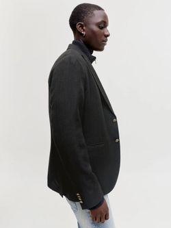 Americana de 2 botones espiga Jack & Jones Navy Blazer