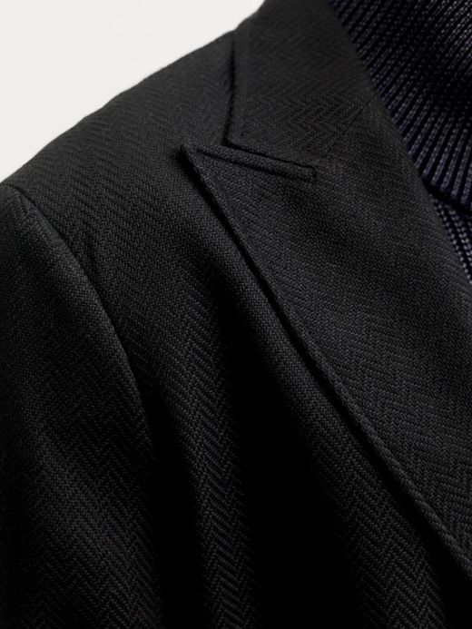 Americana de 2 botones espiga Jack & Jones Navy Blazer