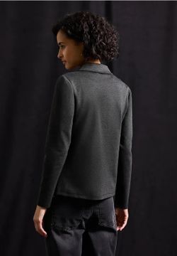 Americana de 2 botones jaspeada Street One Black