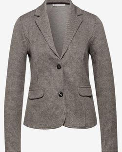 Americana de 2 botones pata de gallo Street One Brown