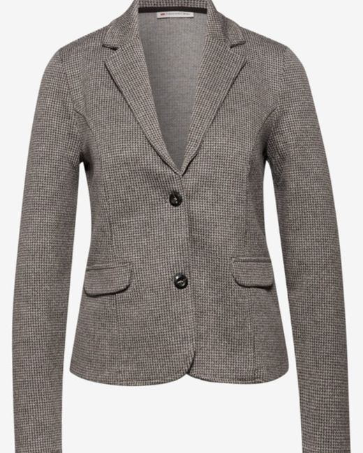 Americana de 2 botones pata de gallo Street One Brown