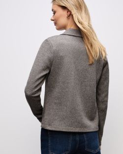 Americana de 2 botones pata de gallo Street One Brown