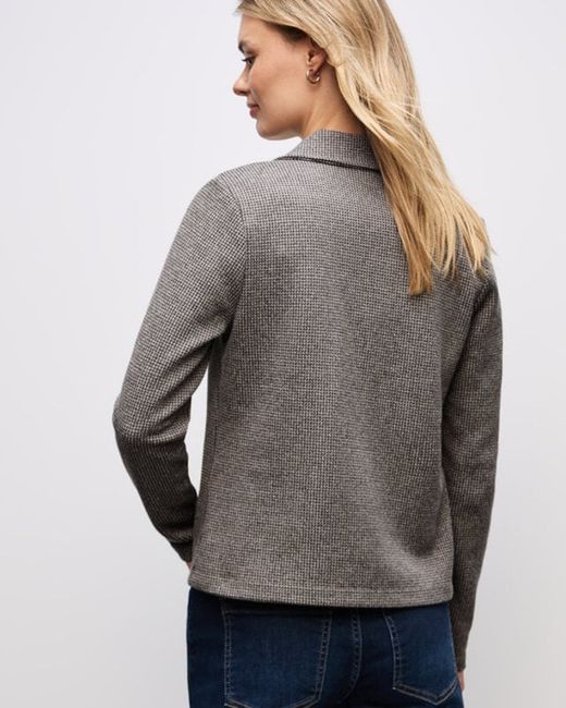 Americana de 2 botones pata de gallo Street One Brown