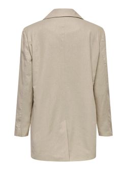 Americana de lino oversize Only Tan