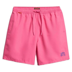 Bañador básico corto Superdry Fluro Pink Grit