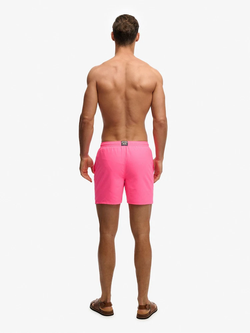 Bañador básico corto Superdry Fluro Pink Grit