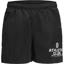 Bañador con bordado Athletic club Jack & Jones Black 4XL