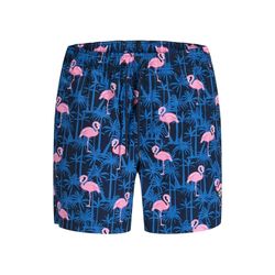 Bañador con estampado cisnes & palmeras Jack & Jones Navy Blazer
