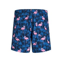 Bañador con estampado cisnes & palmeras Jack & Jones Navy Blazer