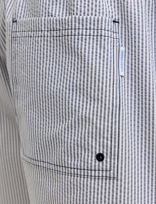 Bañador con rayas marineras Jack & Jones Navy Blazer