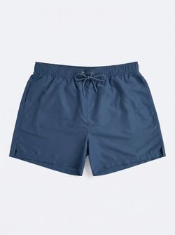 Bañador corto liso Balmohk Blue Denim