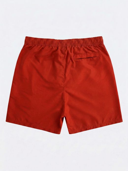 Bañador corto liso Balmohk Red