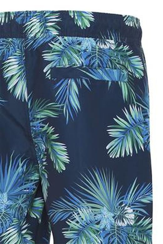 Bañador estampado con hojas palmera Blend Of America Dress Blue