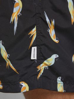 Bañador estampado papagayos multicolor Jack & Jones Black