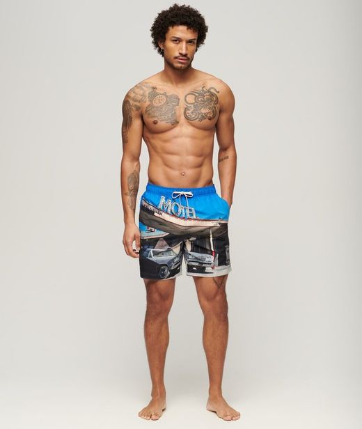Bañador total print Motel Superdry Motel