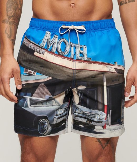 Bañador total print Motel Superdry Motel