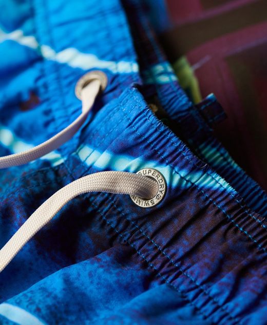 Bañador total print Soda & burgers Superdry Navy Peony