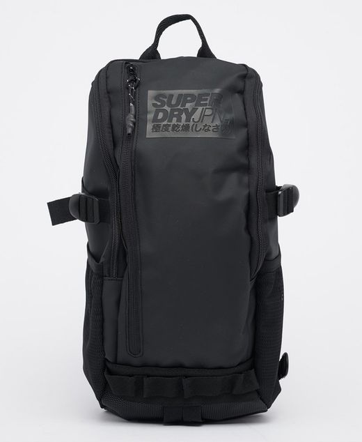 Bandolera lisa engomada Superdry Black